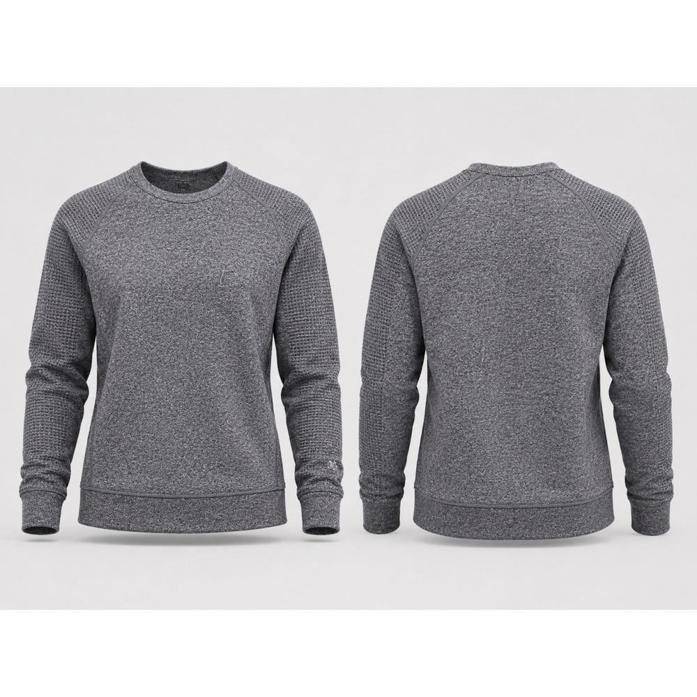 Lululemon Sweatshirt Mens L Gray Engineered Warmth Merino Wool Blend Pullover